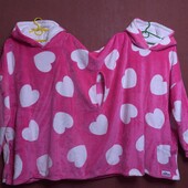 Теплий плед-худи для пары (one sizе)