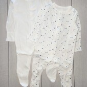 Набір чоловічків Primark / F&F, 0-3М / 62см / 2шт