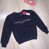 Новий.Темно синій світшот на 98-104см.