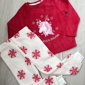 Primark.Тепла плюшева піжама для дівчинки 98 см (2-3 роки)