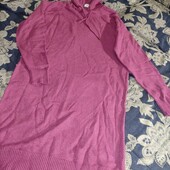 Vila, M сукня светр з капюшоном з віскози