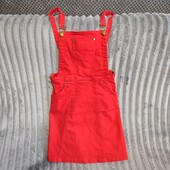 Симпатичный сарафан юбка ( джинс стрейч) на девочку, р.XS/S