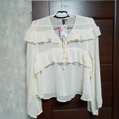 Новая брендовая красивая блузка р.М(14-16).