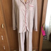 Пижама, комплект, размер S. 100% коттон, Primark