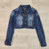 #5240. Джинсовка вкорочена 152р