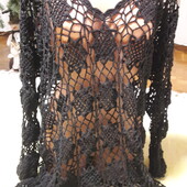 Розпродаж! Пляжна сукня ажурної в'язки