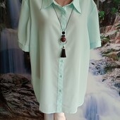 Фирменная рубашка на 54-56 новая