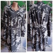 Модное стильное вискозное платье рубашка .