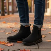 Стильні зручні черевики зеконобуку якість супер