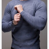 Стильний бавовняний джемпер від Tom Thompson, розмір XL. 100% бавовна. Фото 1 приклад.