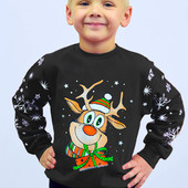 Джемпер, легкий начес,для новогоднего настроения