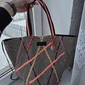 Велика сумка шопер, в'язана✨На кнопку