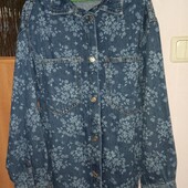 Джинсова куртка на 10-12 р