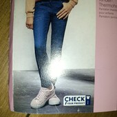 Нові термо джинси Alive на дівчинку, на підкладці. 9-10р / 140см.