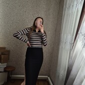 Шикарна Міді спідниця рельєфна з розрізом ❄️Без дефектів