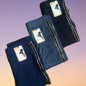 Легінси жіночі вставки золотисті