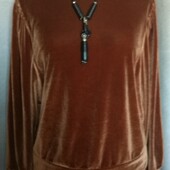 Распродажа!!! Ellos Интересная кофточка с велюра