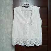 Новая брендовая коттоновая блуза р.16.