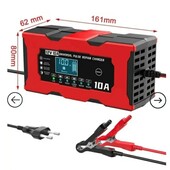 Зарядное устройство для автомобильного аккумулятора 12V 10A с дисплеем (для свинцовых