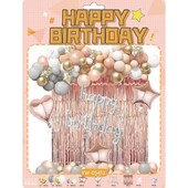 Набір повітряних куль 57шт +шторка для створення фотозони - арки