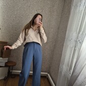 Шикарні штани Палаццо, Висока посадка, красивий колір ❄️