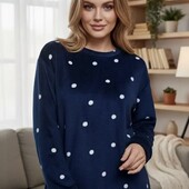 Затишний флісовий світшот від Dunnes, розмір S. Фото 1 приклад.