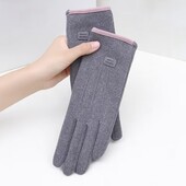 Стильні, мякенькі рукавиці на тонкому утеплені, колір на вибір