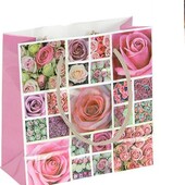 Пакет кольоровий 16х16х7 см