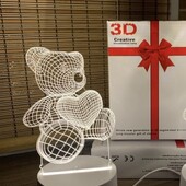 3D нічник ведмедик (LED)