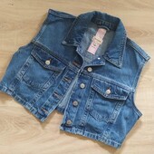 Люкс. Жилет джинсовий жіночий