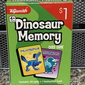Нова карткова гра для розвитку пам’яті дитини Memory із зображенням динозаврів 44картки