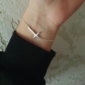 Серебряный браслет Крест проба 925