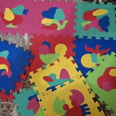 Розвиваюча гра,великі пазли