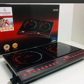 Двокомфорочна настільна інфрачервона електроплита Crownberg на 2000 Вт