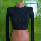 Укорочений теплий топ в рубчик. FB sister. XS.