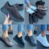 36-41 рр кросівки на платформі натуральна шкіра/замша бежевий, білий, чорний, коричневий