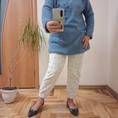 Тепла класна піжама, костюм для дому і сну розмір 12-14