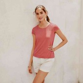 Вискозная футболка Esmara S на резинке