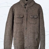 Теплий фірмовий вовняний кардиган, кофта M/L