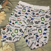 Велюровые пижамные штаны размер 56/58