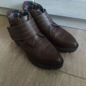 кожа черевики 35-36 розмір