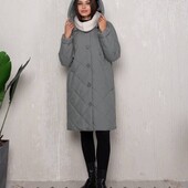 Зимня тепла стильна куртка в наявності 48 розмір якість супер