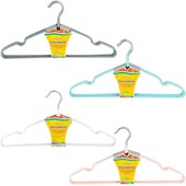 Набір вішалок металевих з силіконовим покриттям 10 штук 40*20см