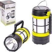 Ліхтар F-910 2в1: Power Bank + сонячна батарея. аварійний!