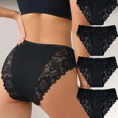 Не упустіть!!♥️♥️♥️Рекомендую.Трусики чорні.В лоті- ХЛ