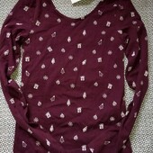 Розпродаж! Реглан з новорічними візерунками Sinsay розмір XS
