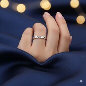 Ніжна срібна каблучка 17 розмір