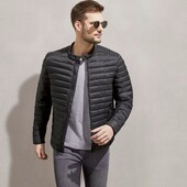 Куртка демісезонна водовідштовхувальна та вітрозахисна для чоловіка Livergy XL 56/58 чорний