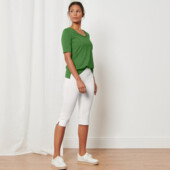 ♕ Стильні еластичні штани довжиною 3/4, Tchibo (Німеччина) розмір наш 46-48(42 євро)