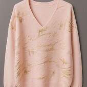 Шикарный свитер, джемпер с ангорой, l.h. , р. l/xl, наш 48-54, пудра